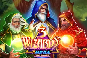 Playtech : Mega Fire Blaze: 3 Wizards - ZENPLAY77